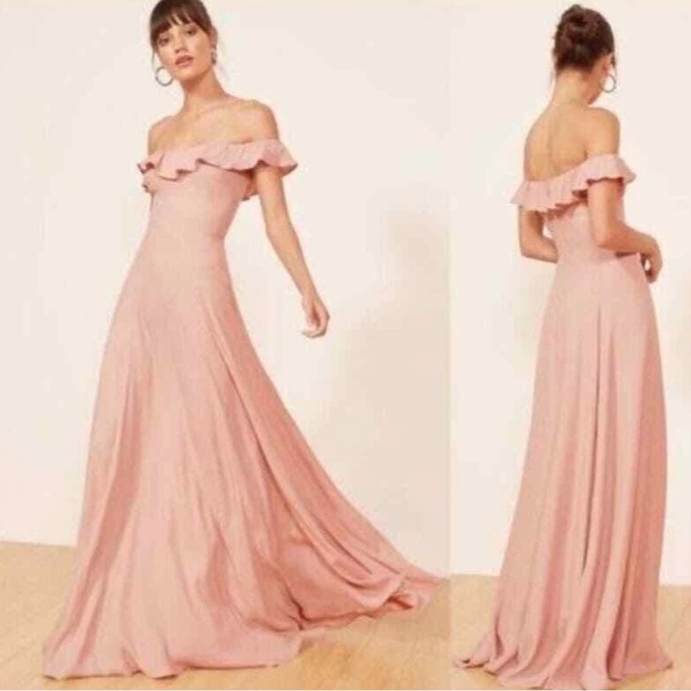 Reformation Blush Verbena Maxi Dress